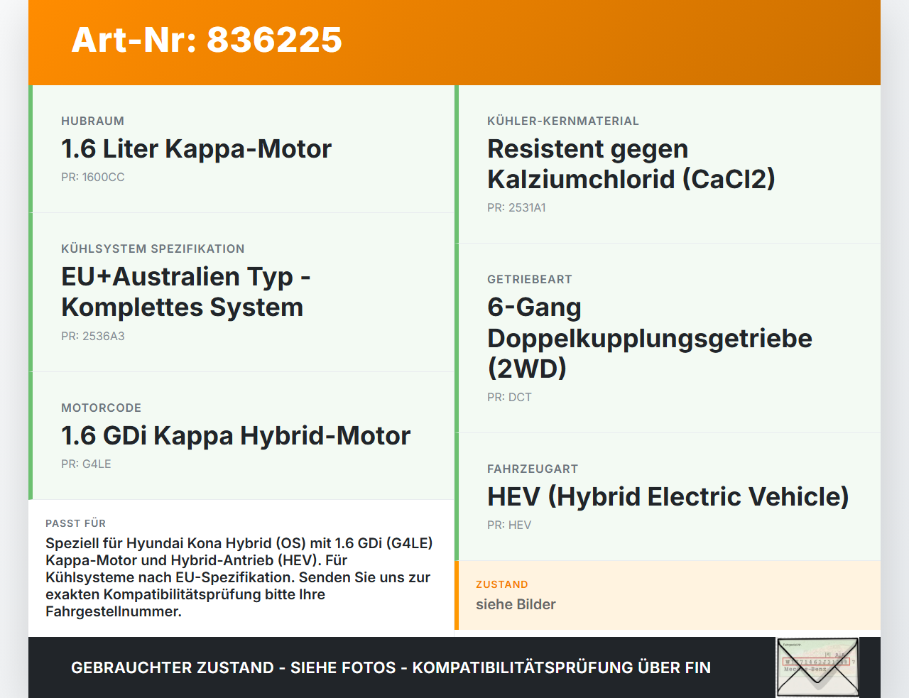 Hyundai Kona Hybr I OS 17-20 Hybrid GDi 1,6 77KW Ausgleichsbehälter für Kühlmittel Hyundai Kona Hybr I OS 17-20... Vorschau 3