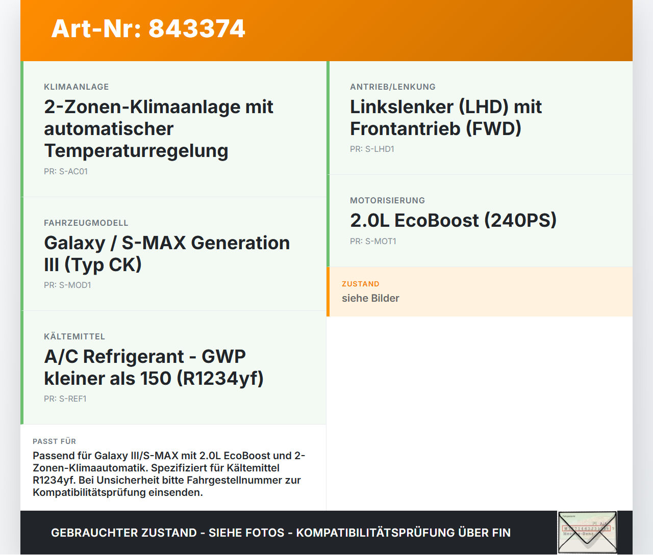 Galaxy III CK 15-19 Expansionsventil für Klima Galaxy III CK 15-19 25.01.18 gebraucht Vorschau 3