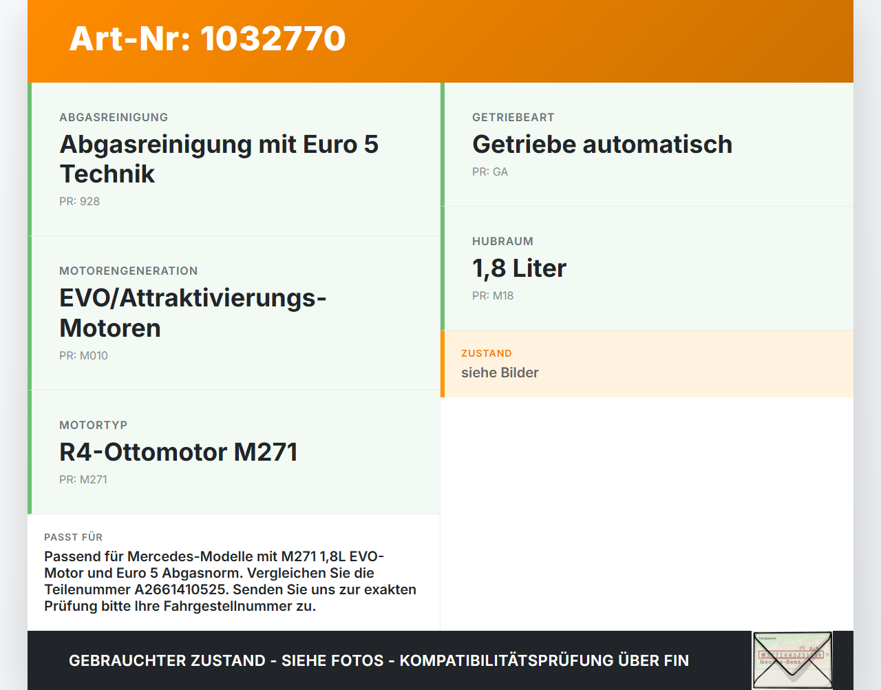 Mercedes A207 E250 10-13 CGI 1,8 150KW M271 Drosselklappe Drosselklappenstutzen Mercedes A207 E250 10-13 31.08.2010... Vorschau 3