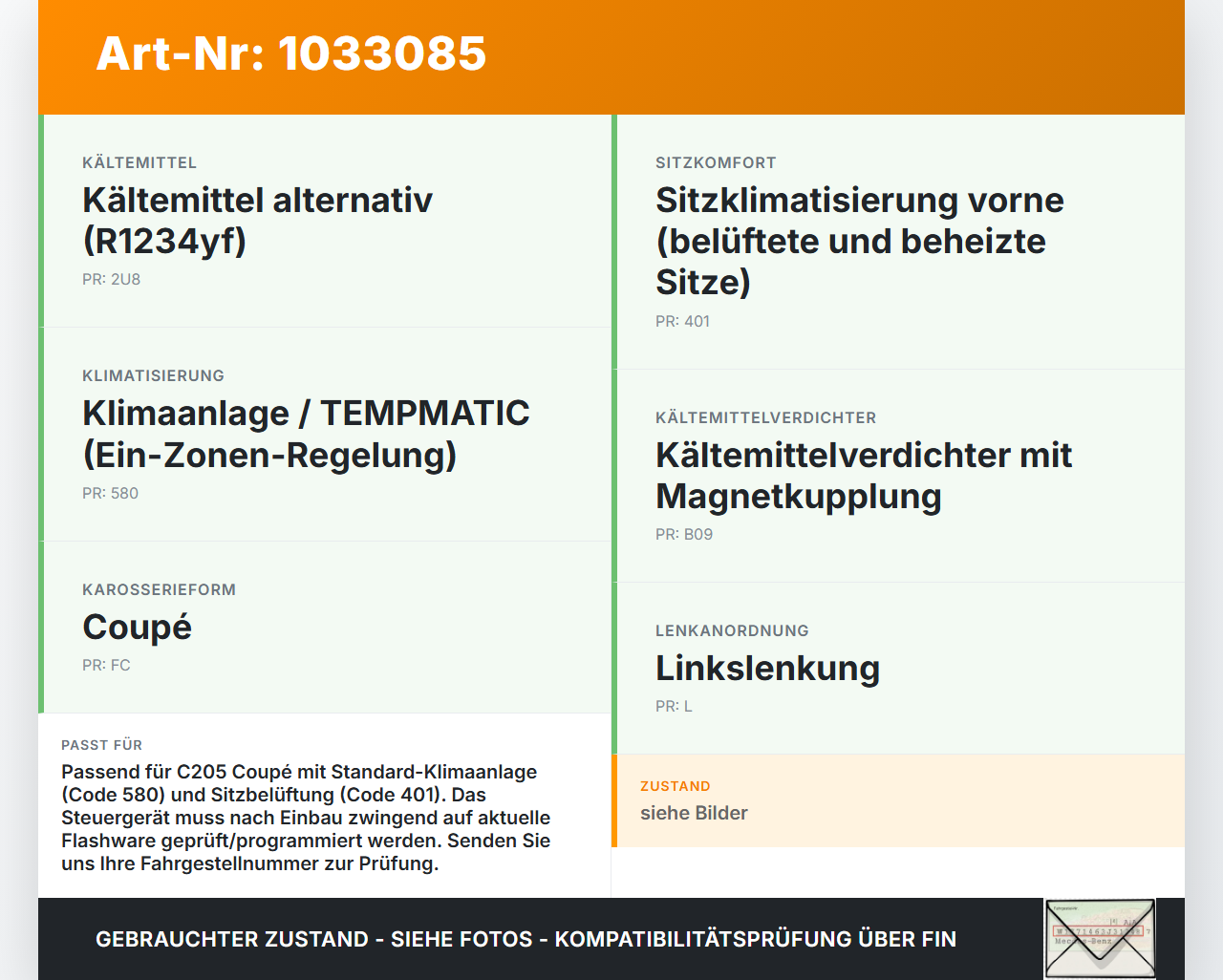 Mercedes C205 C400 15-18 Steuergerät Klimaanlage Klima Modul Mercedes C205 C400 15-18 04.05.2017 A2059006923... Vorschau 3