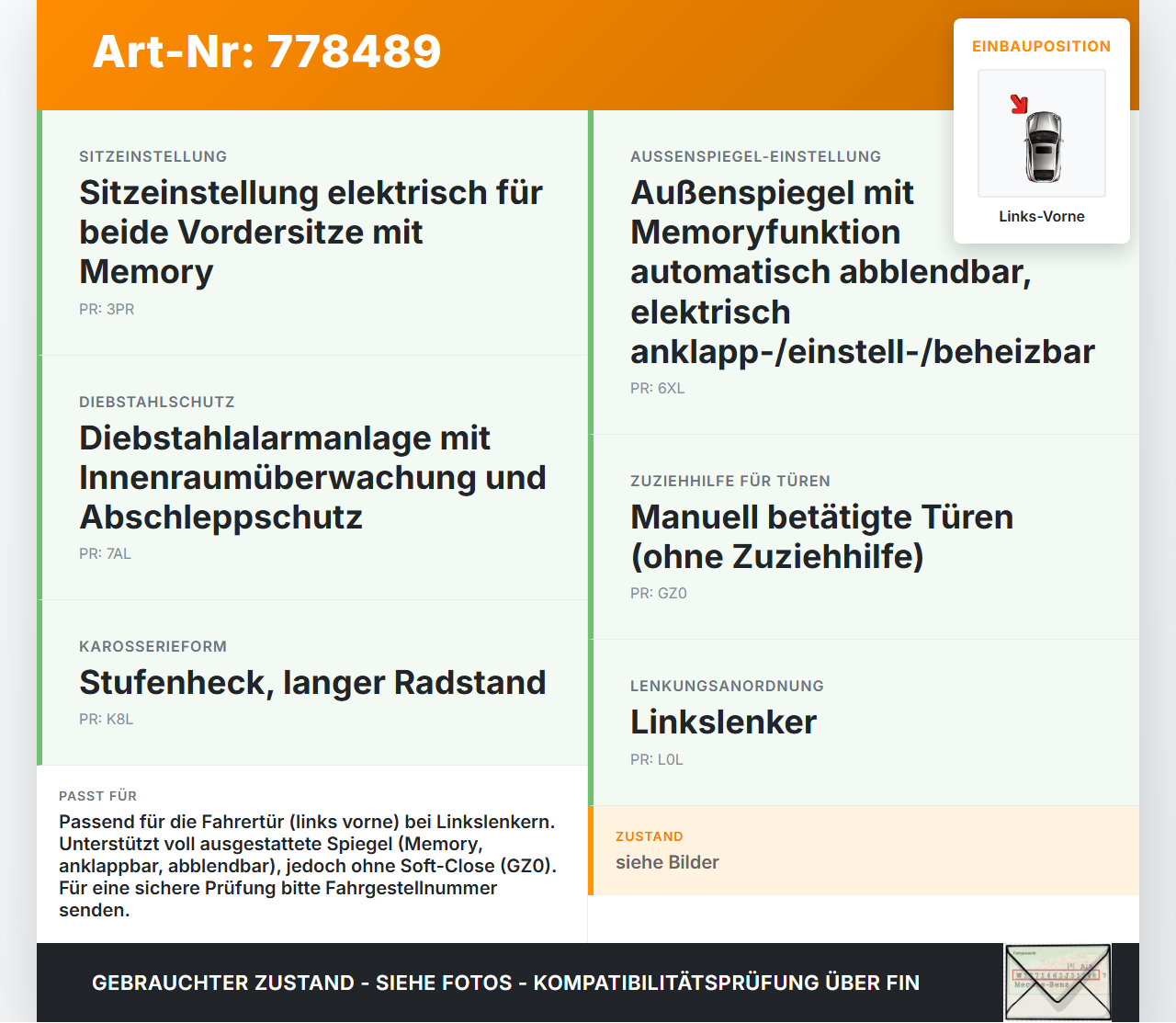 Audi A8 4H 09-13 Steuergerät ECU Modul Türsteuergerät Links Vorne Audi A8 4H 09-13 15.06.12 4H0959793R 4H0959793G... Vorschau 3