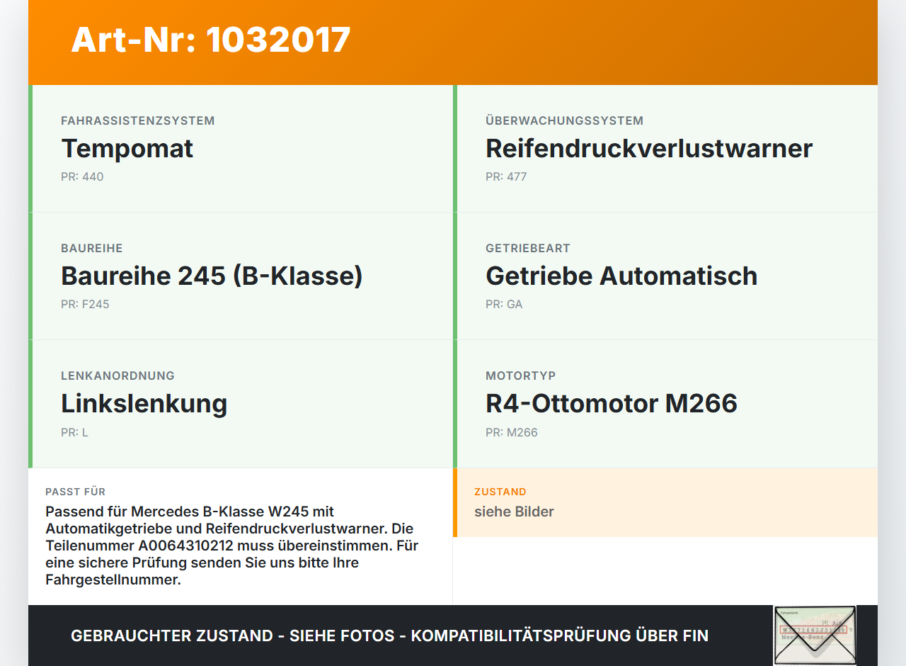 Mercedes W245 B200 05-08 ABS Steuergerät Aggregat Hydraulikblock Mercedes W245 B200 05-08 27.09.2007 A0064310212... Vorschau 3