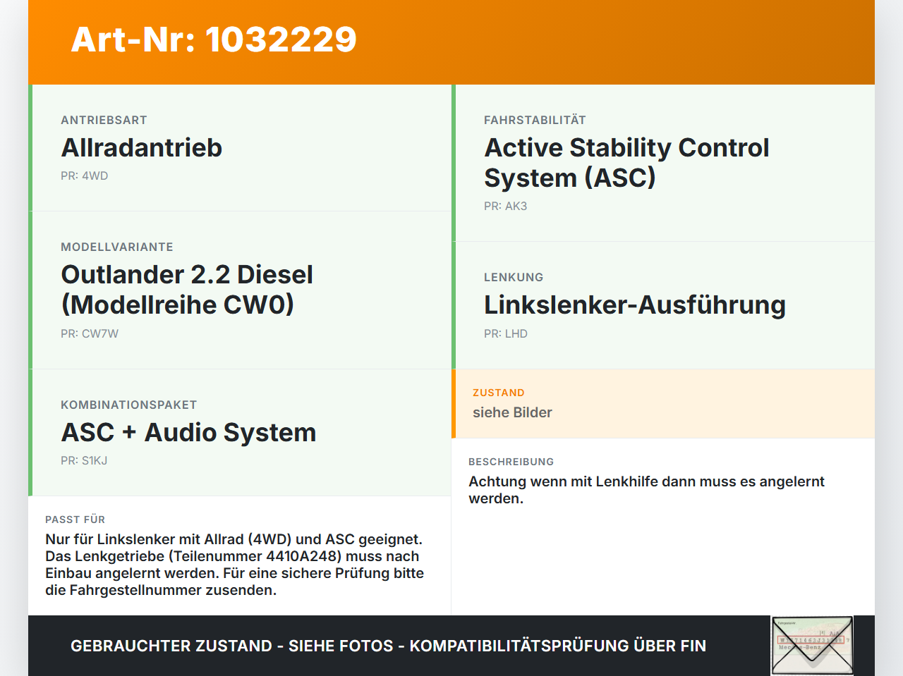 Mitsubishi Outlander CW II 07-10 Phonocar NAVI DVD Reciever Autoradio Mitsubishi Outlander CW II 07-10 01.04.2008... Vorschau 3