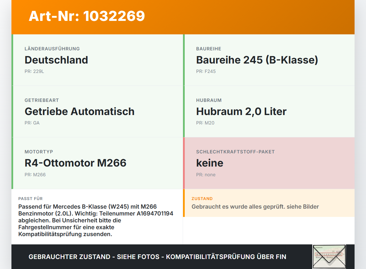Mercedes W245 B200 05-08 2,0 100KW Kraftstoffpumpe Kraftstoff Förderpumpe Tankgeber Mercedes W245 B200 05-08... Vorschau 3