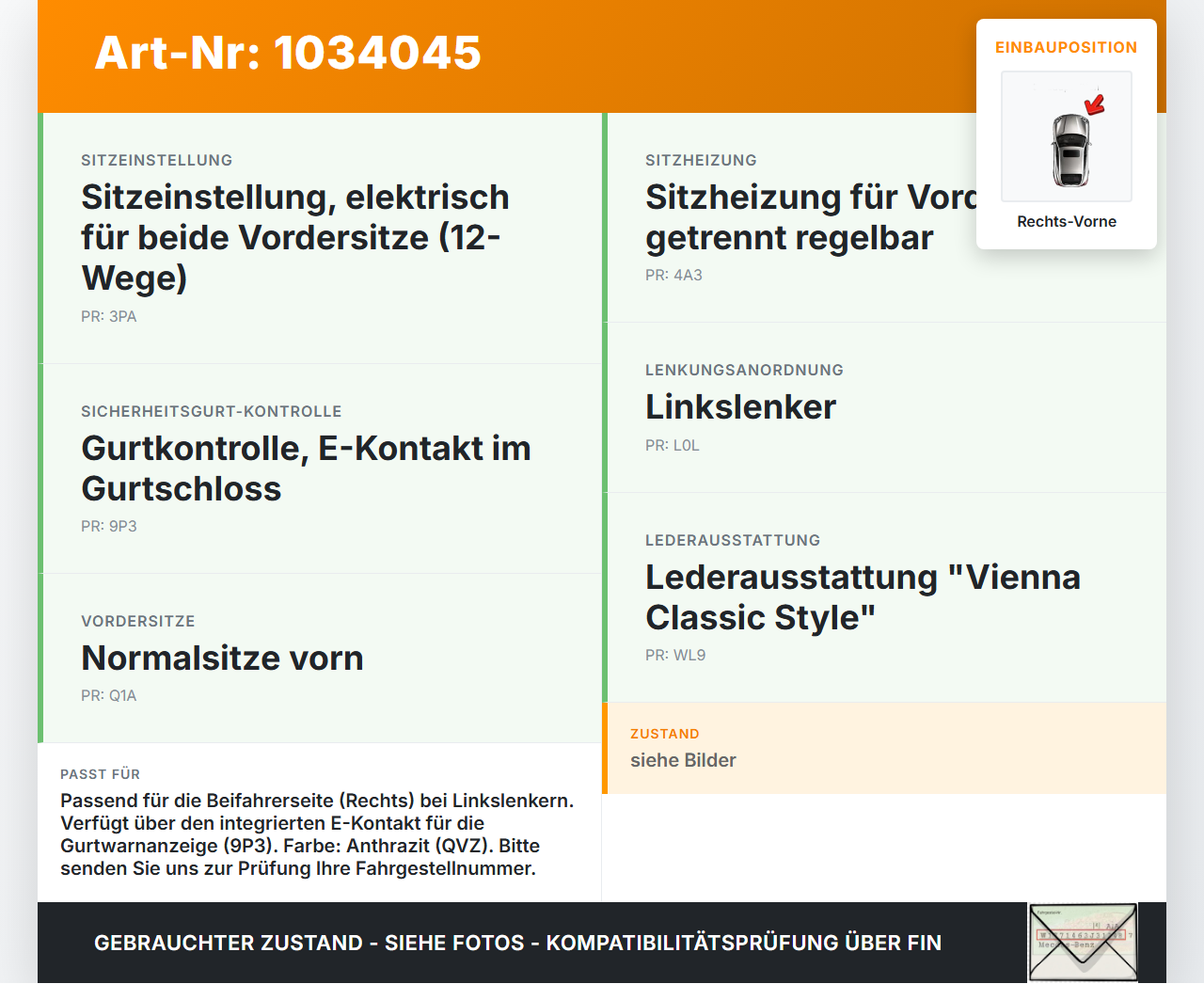 VW Phaeton 3D 10-16 Kurz Gurtschloss Rechts Vorne VW Phaeton 3D 10-16 15.12.2011 3D0857756J  3D0857756JQVZ gebraucht Vorschau 3