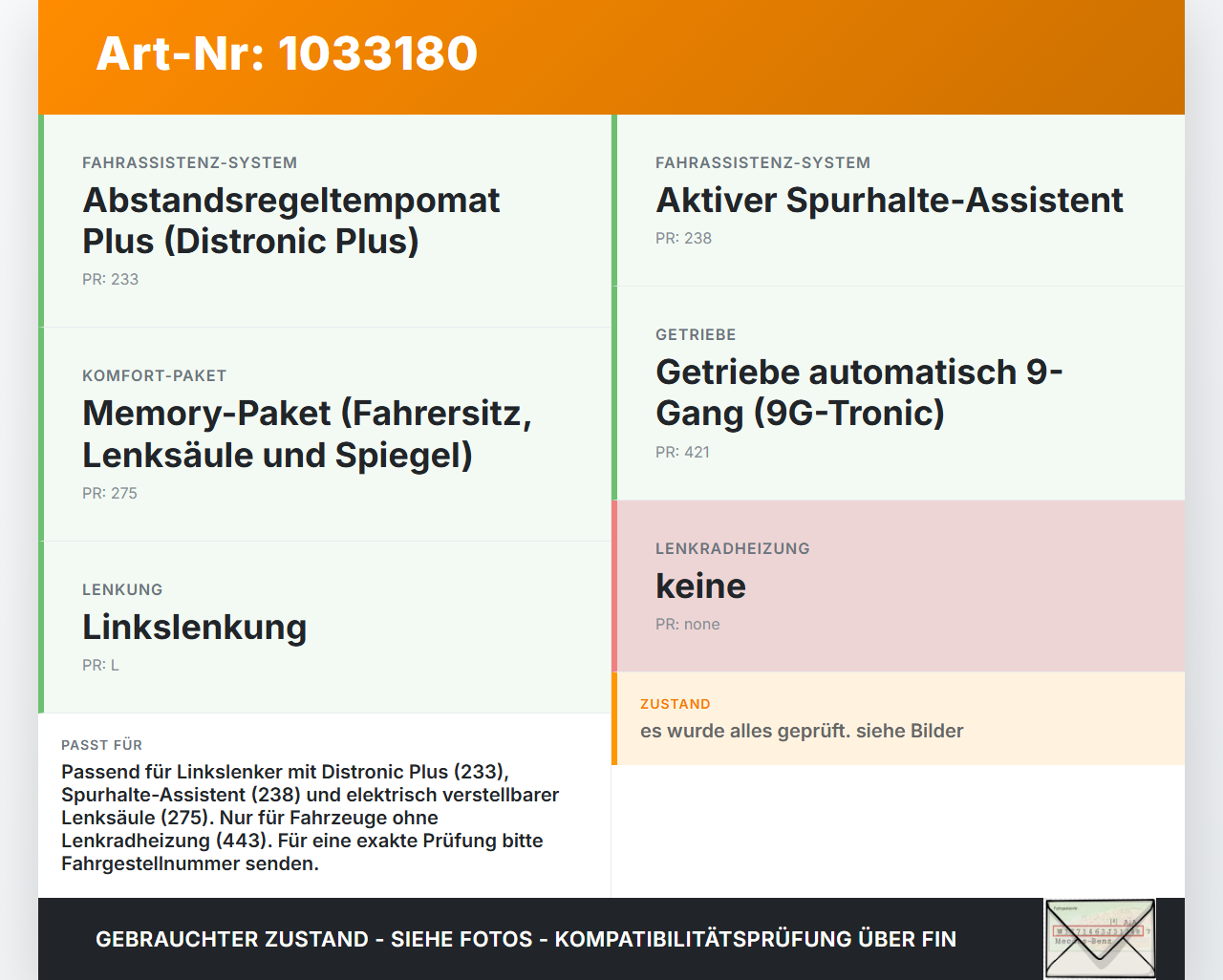 Mercedes C205 C400 15-18 Lenkstockschalter Kombischalter Blinker Tempomat Mercedes C205 C400 15-18 04.05.2017... Vorschau 3