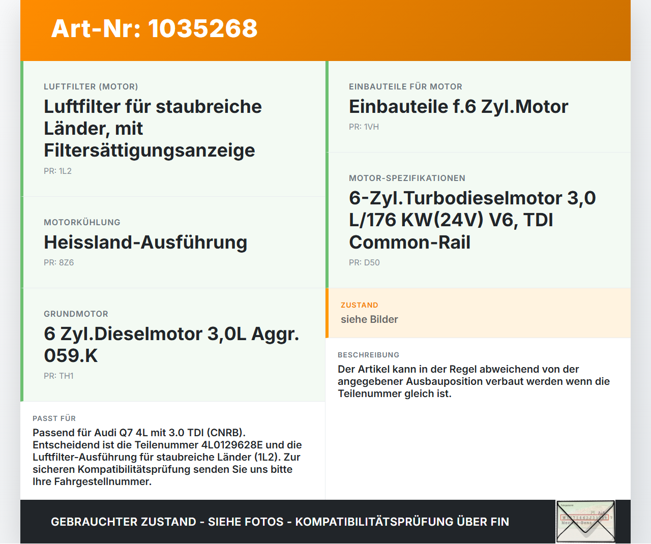 Audi Q7 4L 09-15 TDI 3,0 176KW Ansaugrohr Ladeluftschlauch Luftschlauch Pos.3 Audi Q7 4L 09-15 22.10.2012... Vorschau 3
