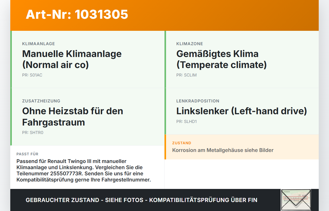 Renault Twingo III BCM 14-19 Widerstand Gebläse Lüfter Renault Twingo III BCM 14-19 01.04.2017 255507773R 93869365... Vorschau 3