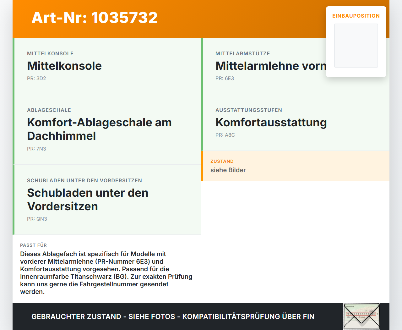 VW Touran II 5T 15-22 Ablagefach Staufach Fach VW Touran II 5T 15-22 11.03.2016 5TA861801 5TA86180182V 82850001... Vorschau 3