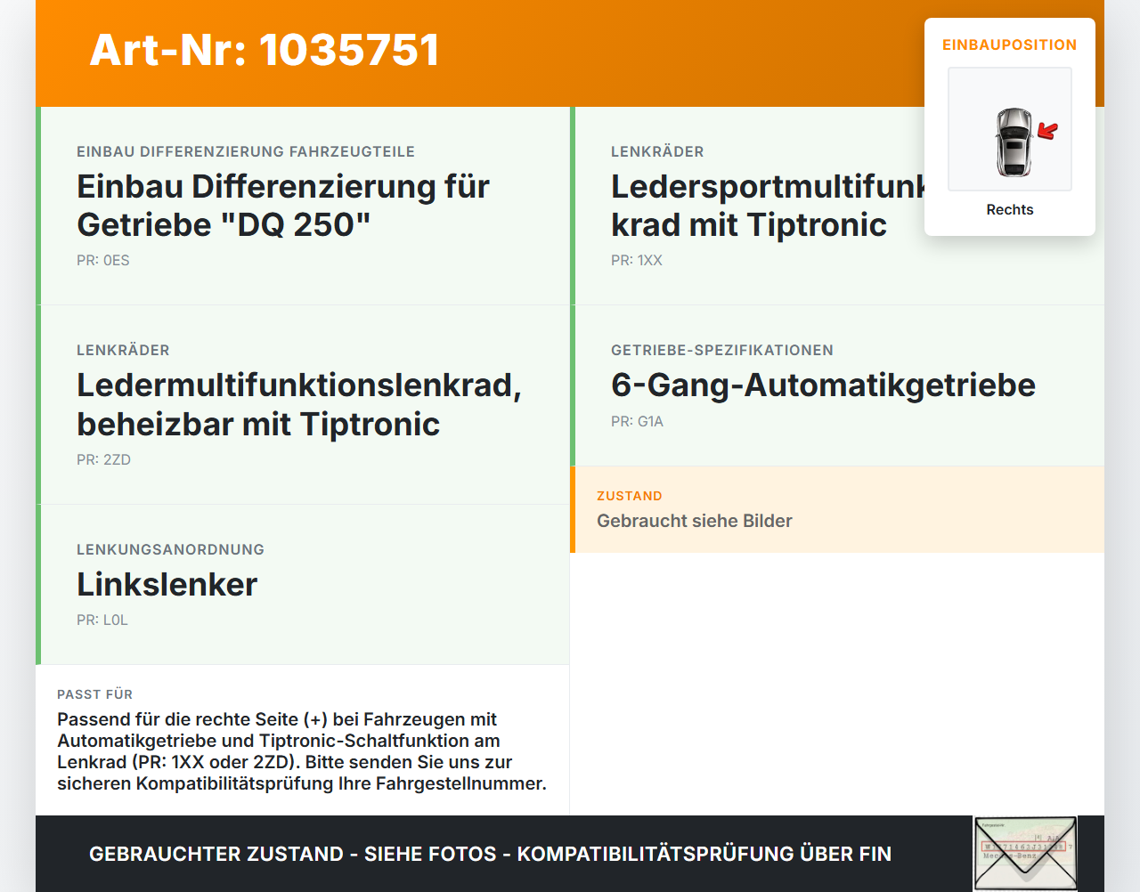 VW Touran II 5T 15-22 Lenkradschalter Gangwahl Plus Rechts Schaltwippe VW Touran II 5T 15-22 11.03.2016 5TA951528... Vorschau 3