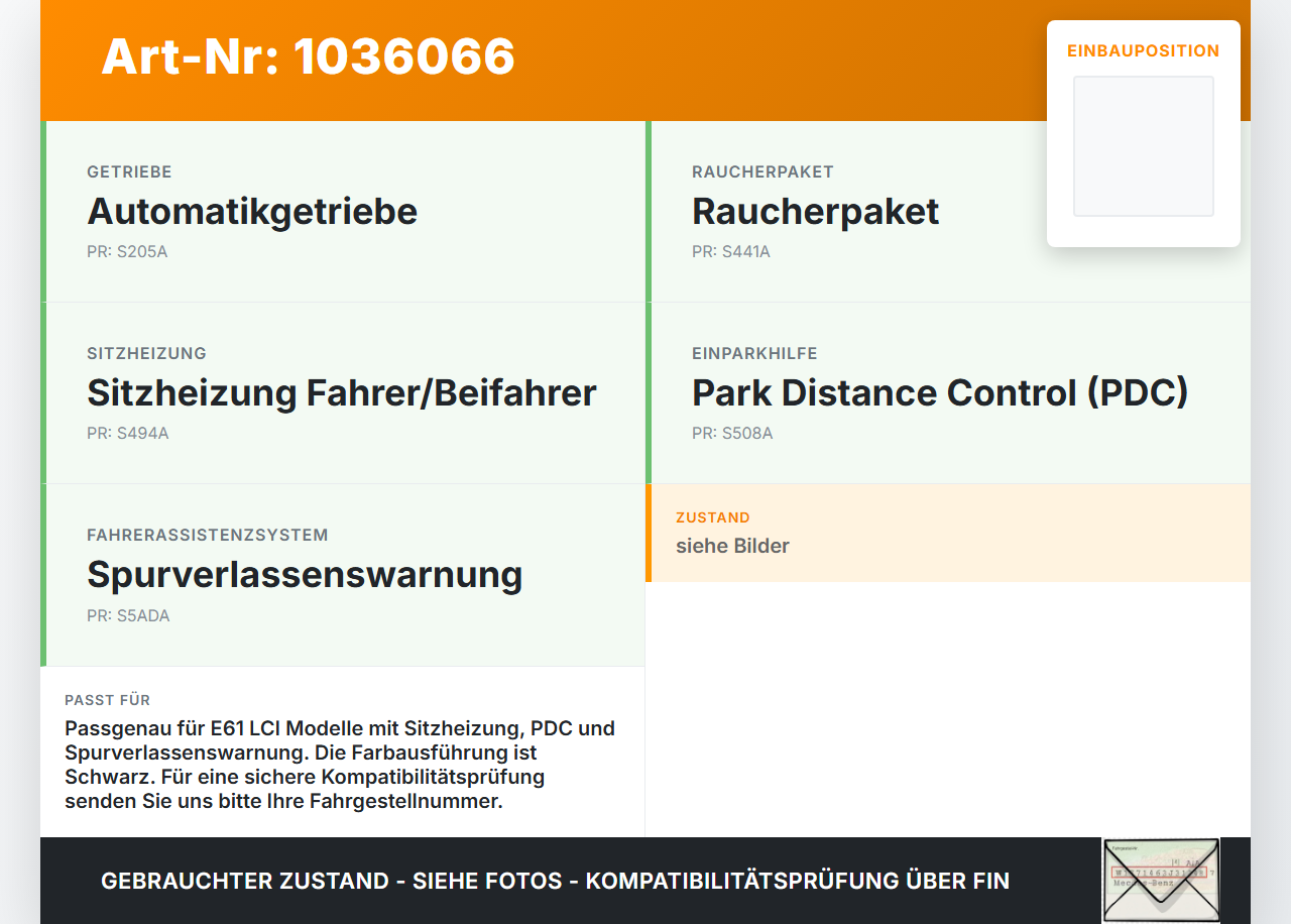 BMW 5er E61 LCI 07-10 Steuergerät ECU Modul SG Schaltzentrum f. Mittelkonsole BMW 5er E61 LCI 07-10 30.06.2009... Vorschau 3