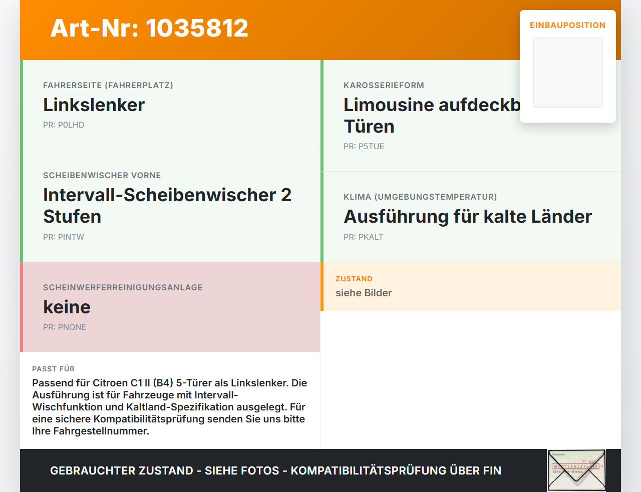 Citroen C1 II 14-18 1,0 53KW Waschwasserbehälter Wasserbehälter Wischwasserbehälter Citroen C1 II 14-18 01.01.2018... Vorschau 3