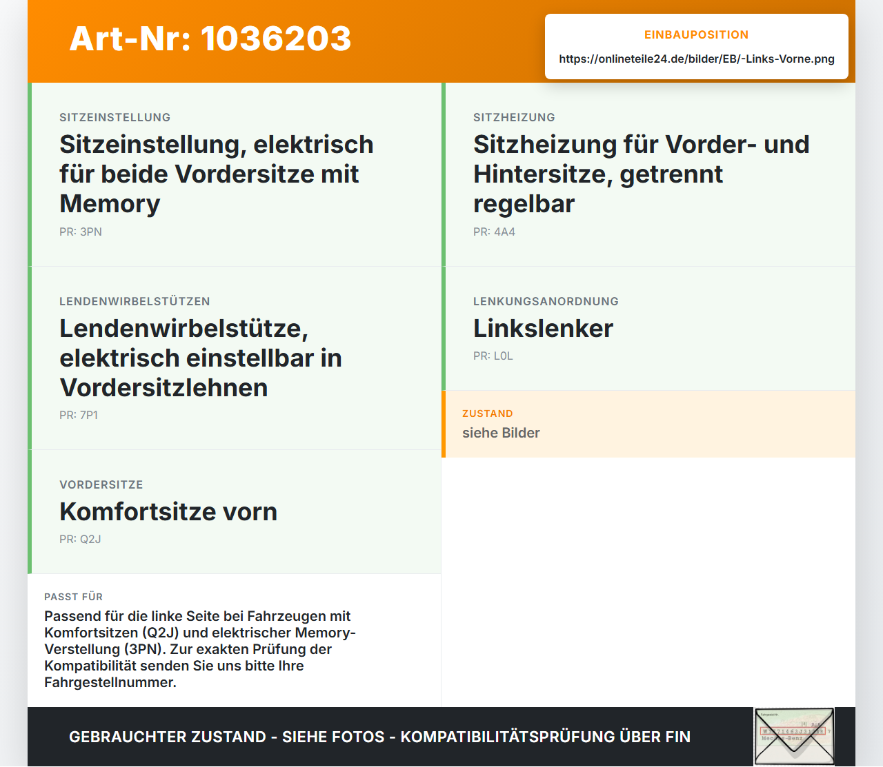 Audi A8 4E 05-08 Stellmotor Sitzverstellung Links Vorne Audi A8 4E 05-08 17.05.2006 4E0881183A 0130002532... Vorschau 3