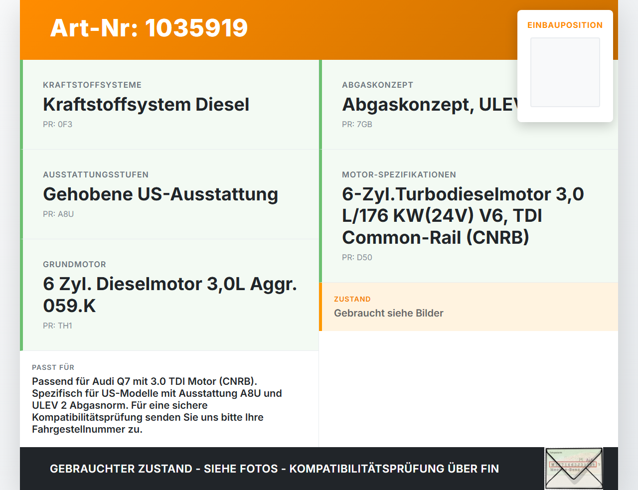 Audi Q7 4L 09-15 Steuergerät ECU Modul für Hochdruckpumpe Einspritzpumpe Kraftstoffpumpe Audi Q7 4L 09-15... Vorschau 3
