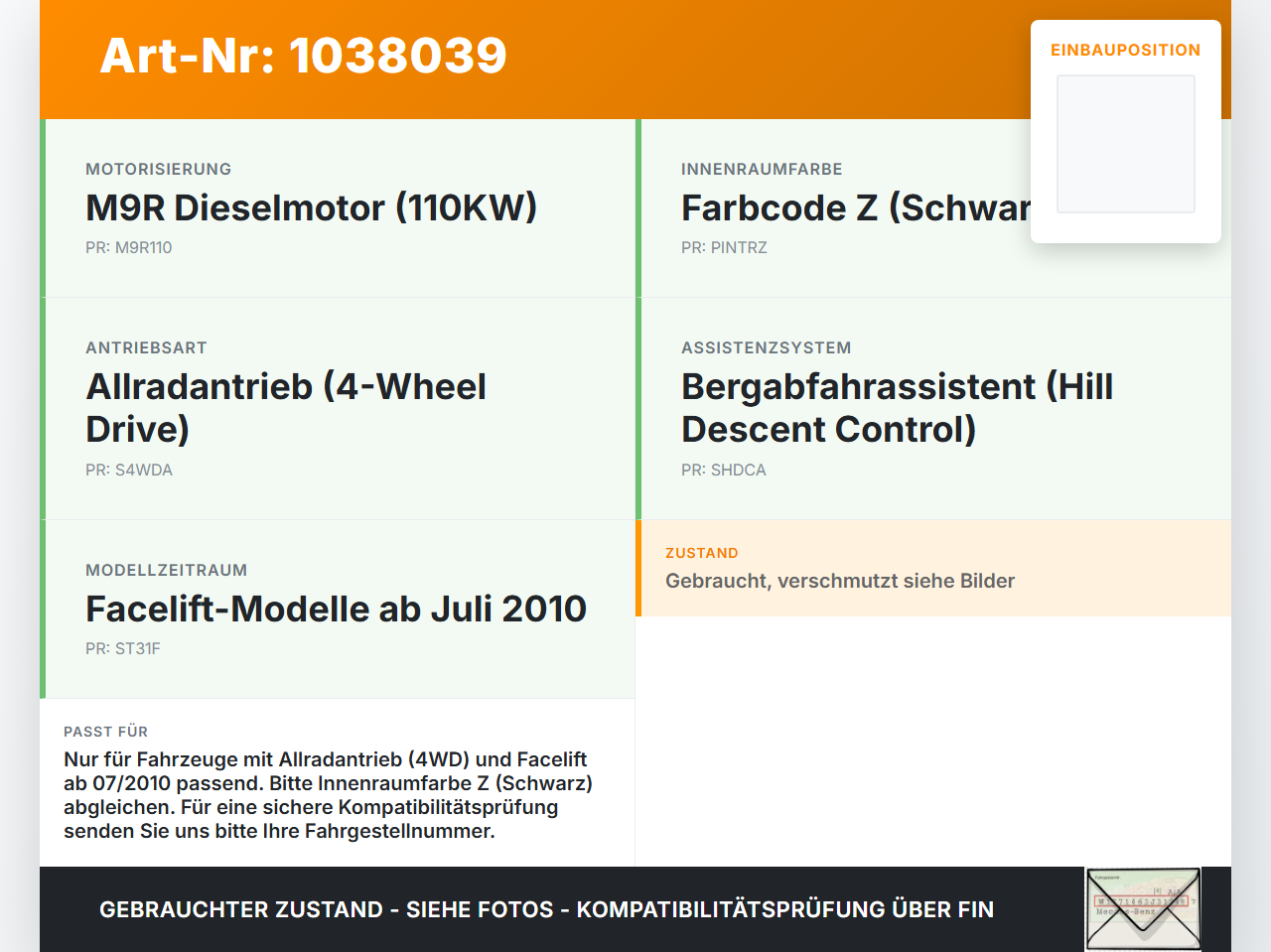Nissan X-Trail T31 10-14 Schalter Bergabfahrassistent Nissan X-Trail T31 10-14 21.09.2011 68492AX000 gebraucht Vorschau 3