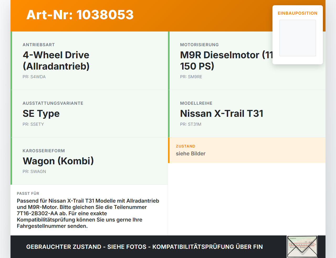Nissan X-Trail T31 10-14 ESP Sensor Steuergerät Nissan X-Trail T31 10-14 21.09.2011 7T16-2B302-AA 47930JG200... Vorschau 3