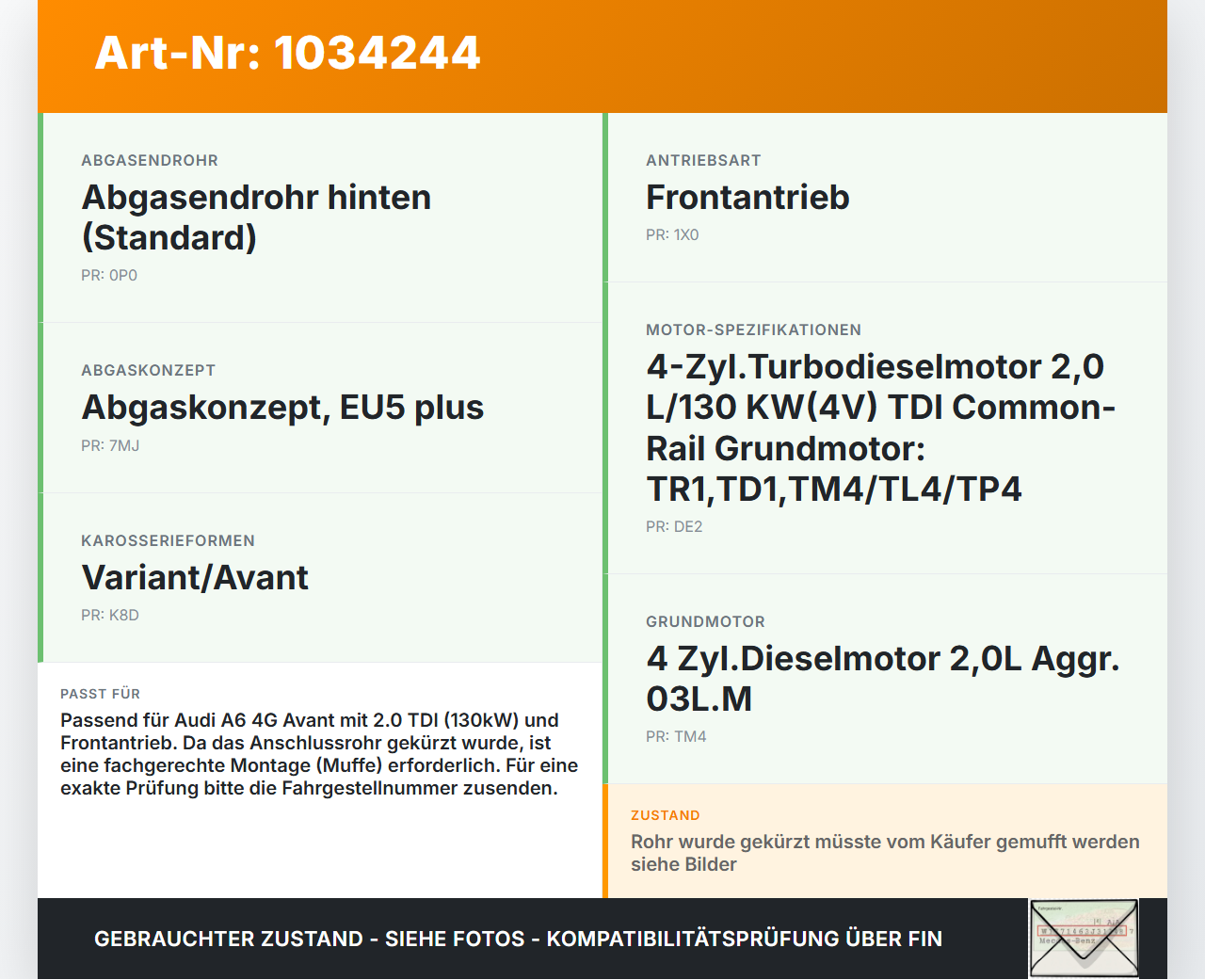 Audi A6 4G 11-14 TDI 2,0 130KW Active Silence Soundgenerator Auspuff Aktor Power Sound Modul Audi A6 4G 11-14... Vorschau 3