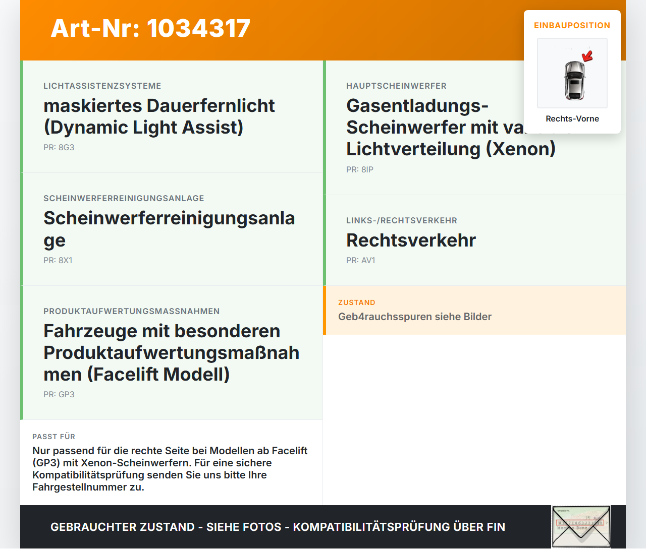 VW Phaeton 3D 10-16 TDI 3,0 176KW Teilstück Deckel für Scheinwerfer Rechts Vorne VW Phaeton 3D 10-16 15.12.2011... Vorschau 3