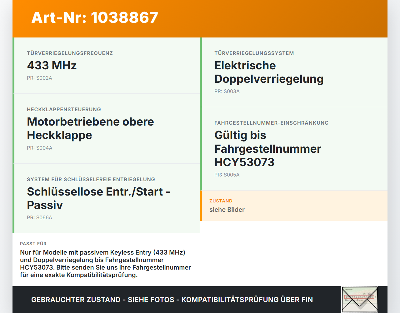 Jaguar XF X260 15-20 Steuergerät ECU Modul SG Keyless Entry Jaguar XF X260 15-20 20.06.2017 C2D47464 AH4N-15607-AE... Vorschau 3