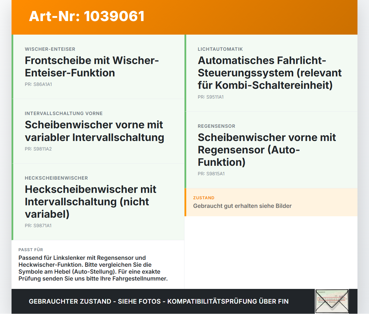 KIA Carens RP IV 13-19 Lenkstockschalter Wischer Schalter Heckwischer KIA Carens RP IV 13-19 29.08.2014 93420A4660... Vorschau 3