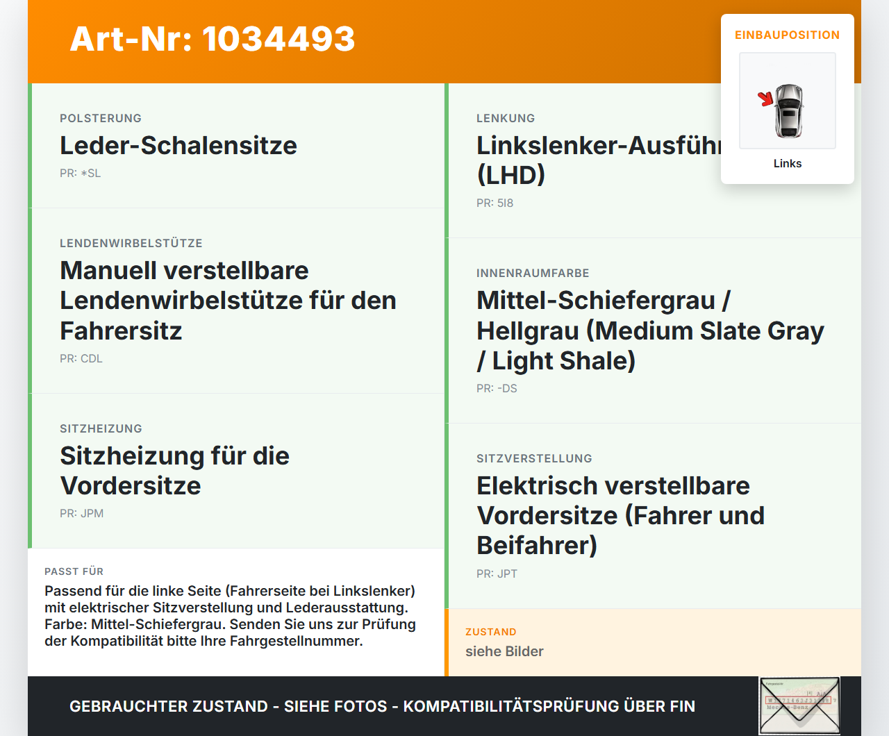 Chrysler Grand Voyager V 08-10 Schalter Links für Sitzverstellung Chrysler Grand Voyager V 08-10 01.01.2008... Vorschau 3