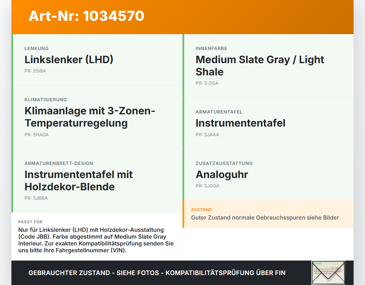 Chrysler Grand Voyager V 08-10 Blende für Armaturenbrett Abdeckung Holzdekor Chrysler Grand Voyager V 08-10... Vorschau 3