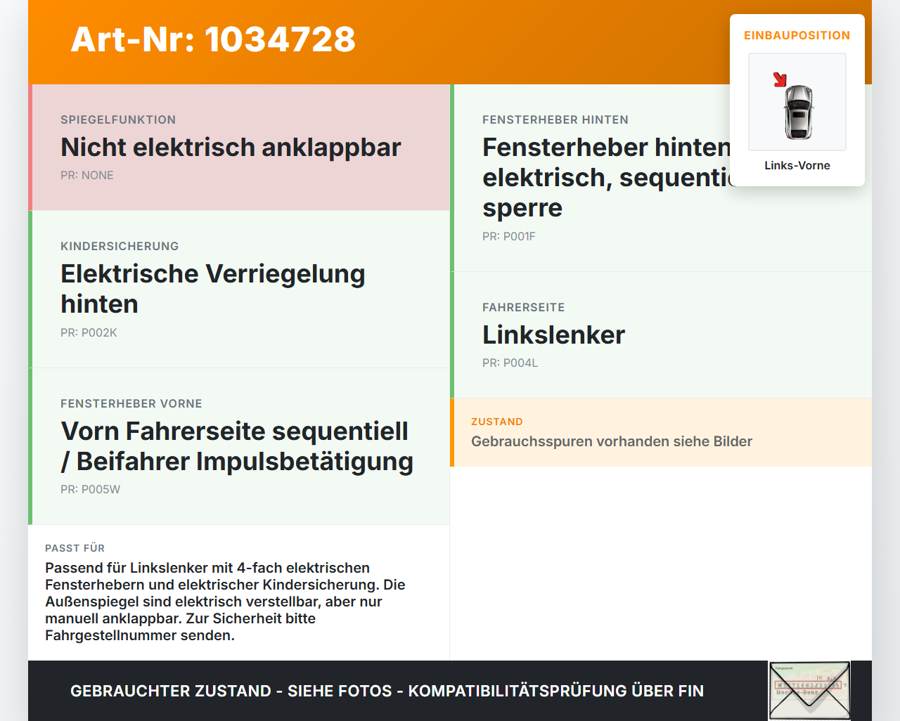 Peugeot 308 I T7 07-11 Kombi Fensterheberschalter Schalter Links Vorne Spiegelverstellung Peugeot 308 I T7 07-11... Vorschau 3