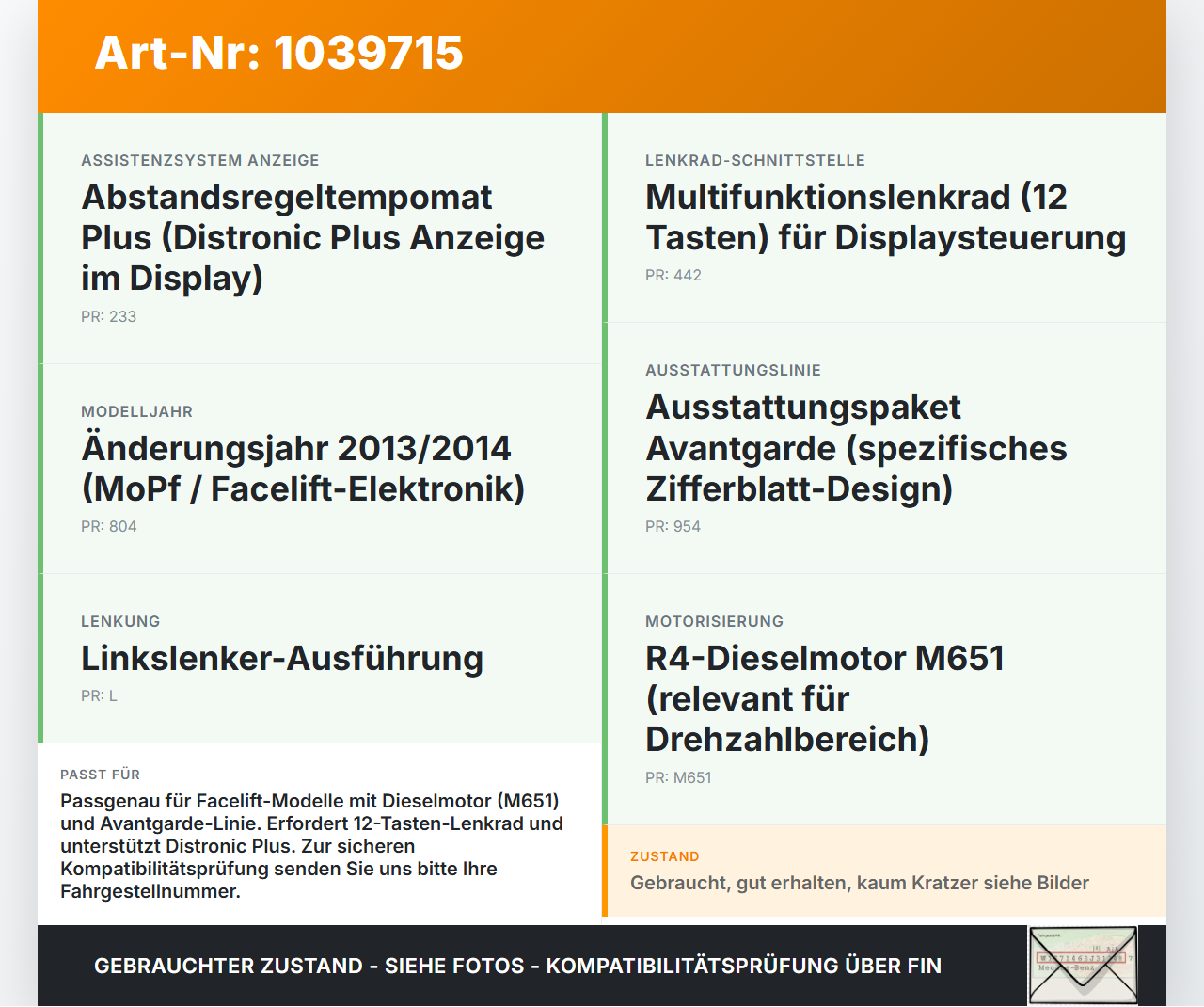 Mercedes W204 S204 C250 07-14 CDI 2,2 150KW Kombiinstrument Tacho Mercedes W204 S204 C250 07-14 29.08.2013... Vorschau 3