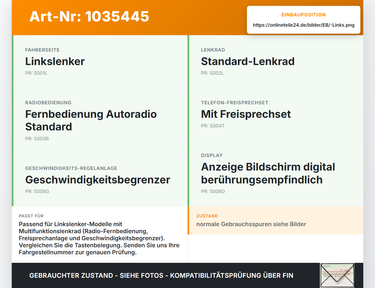 Citroen C1 II 14-18 Lenkradschalter Multifunktionstasten Schalter für Lenkrad Links Citroen C1 II 14-18 01.01.2018... Vorschau 3