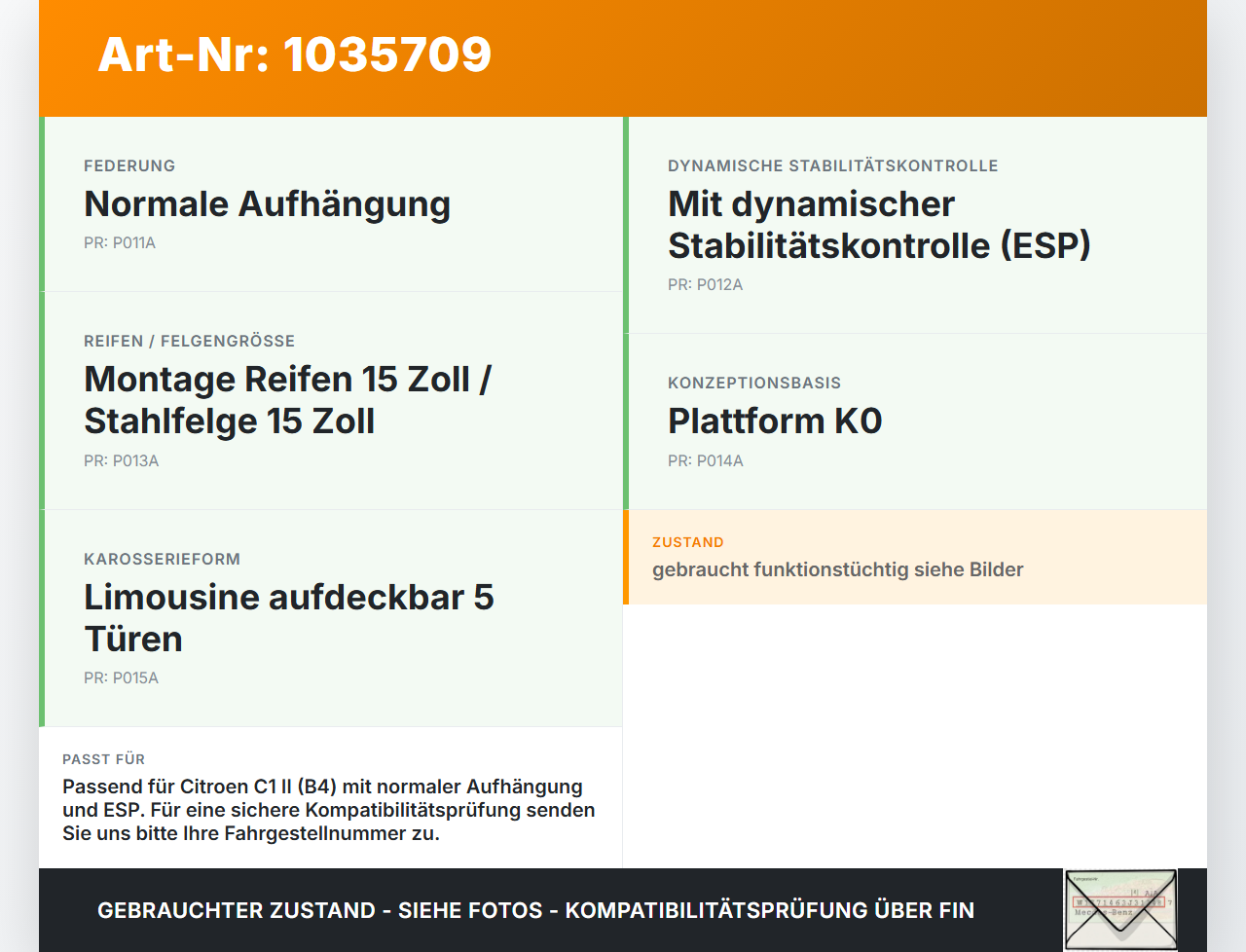 Citroen C1 II 14-18 Hinterachse Achse Achsträger Citroen C1 II 14-18 01.01.2018 gebraucht Vorschau 3