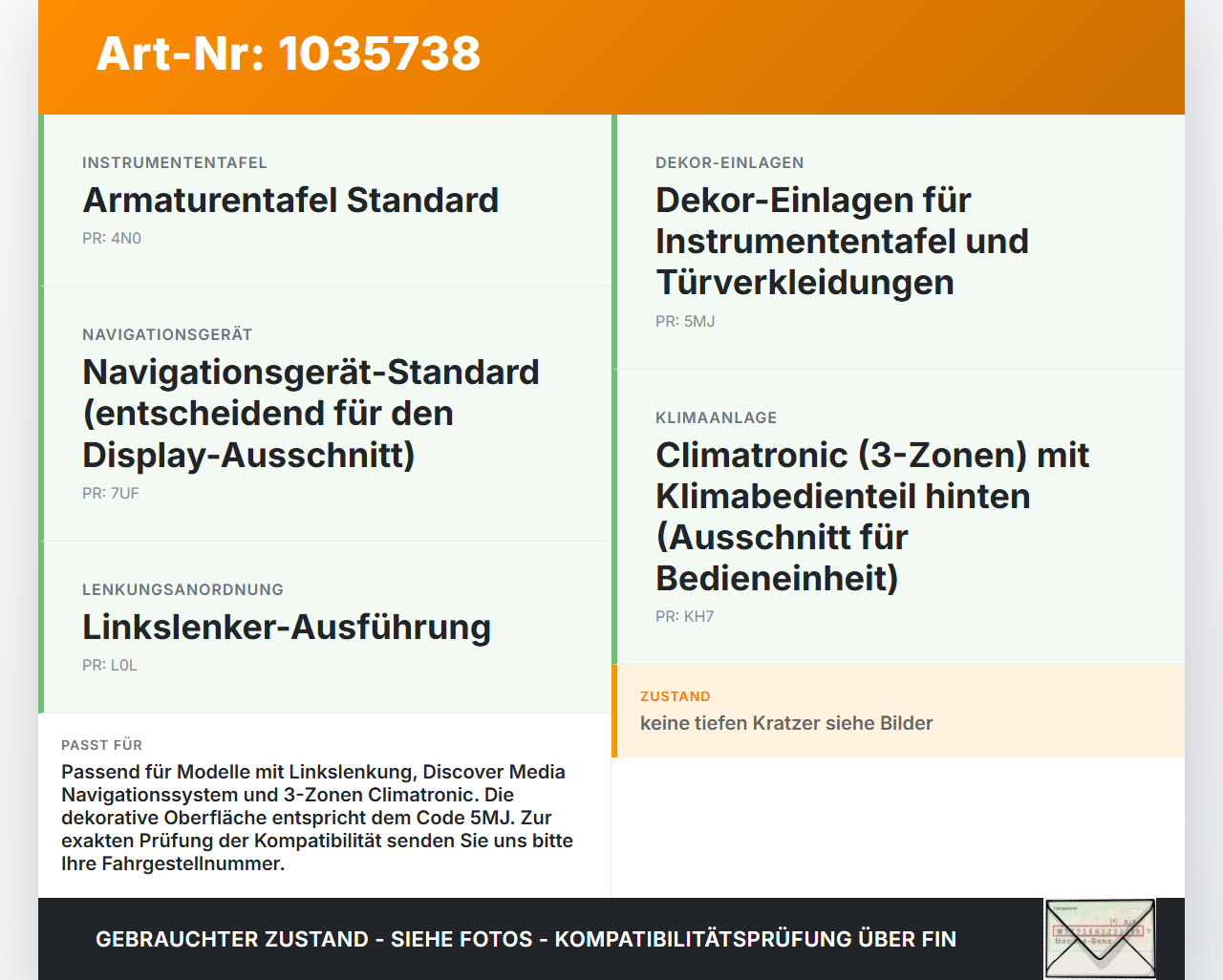 VW Touran II 5T 15-22 Blende Verkleidung Einbaurahmen VW Touran II 5T 15-22 11.03.2016 gebraucht Vorschau 3