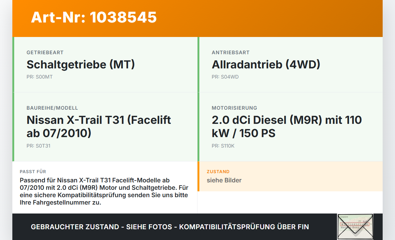 Nissan X-Trail T31 10-14 dCi 2,0 110KW Schaltzug Schaltseilzug Schaltseil Nissan X-Trail T31 10-14 21.09.2011... Vorschau 3