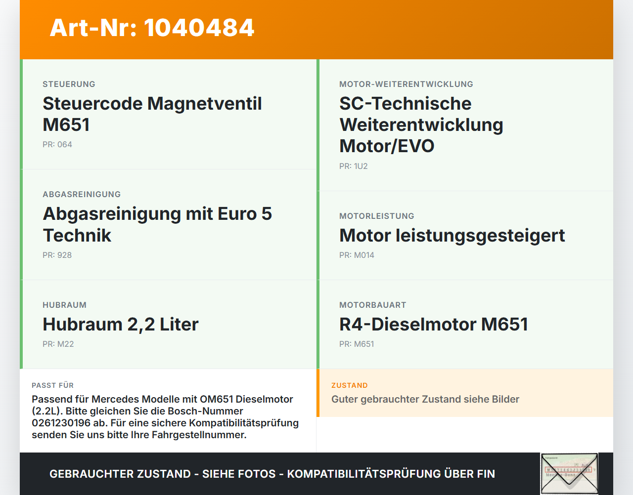 Mercedes W204 S204 C250 07-14 CDI 2,2 150KW Luftdruck MAP Sensor Mercedes W204 S204 C250 07-14 29.08.2013... Vorschau 3