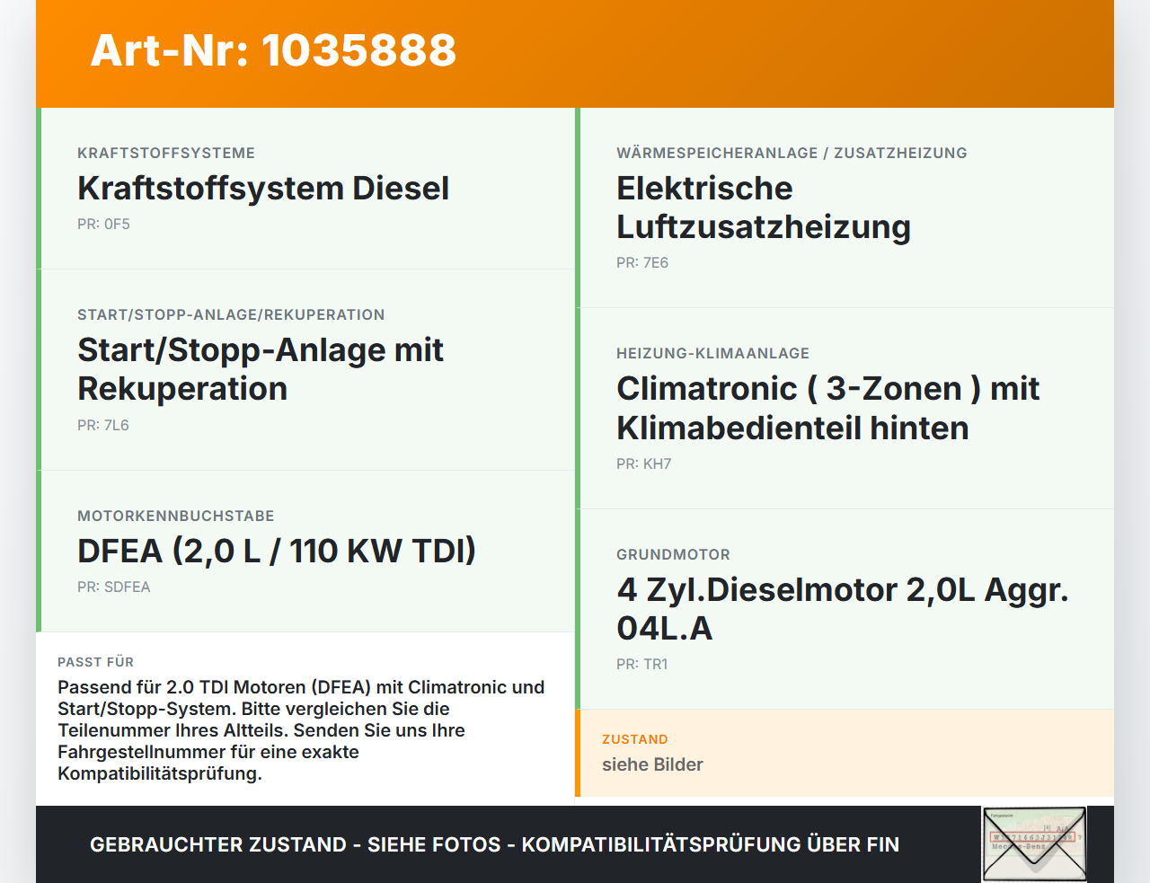 VW Touran II 5T 15-22 2,0 110KW Umwelzpumpe Heizung Pumpe Kühlmittelpumpe Zusatz VW Touran II 5T 15-22 11.03.2016... Vorschau 3
