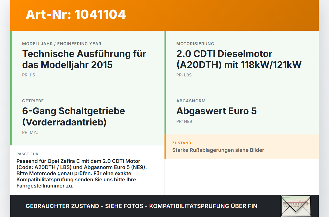 Opel Zafira C 11-16 CDTi 2,0 121KW A20DTH Abgasrückführventil EGR AGR Ventil Opel Zafira C 11-16 16.10.2014... Vorschau 3