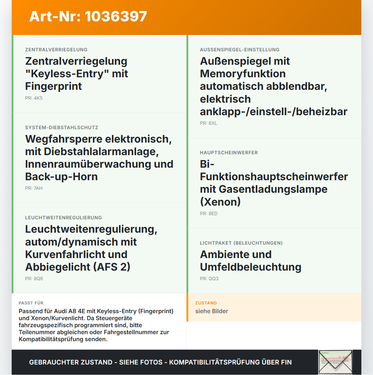 Audi A8 4E 05-08 Steuergerät ECU Modul Karosseriesteuergerät Controller Audi A8 4E 05-08 17.05.2006 N10473203... Vorschau 3