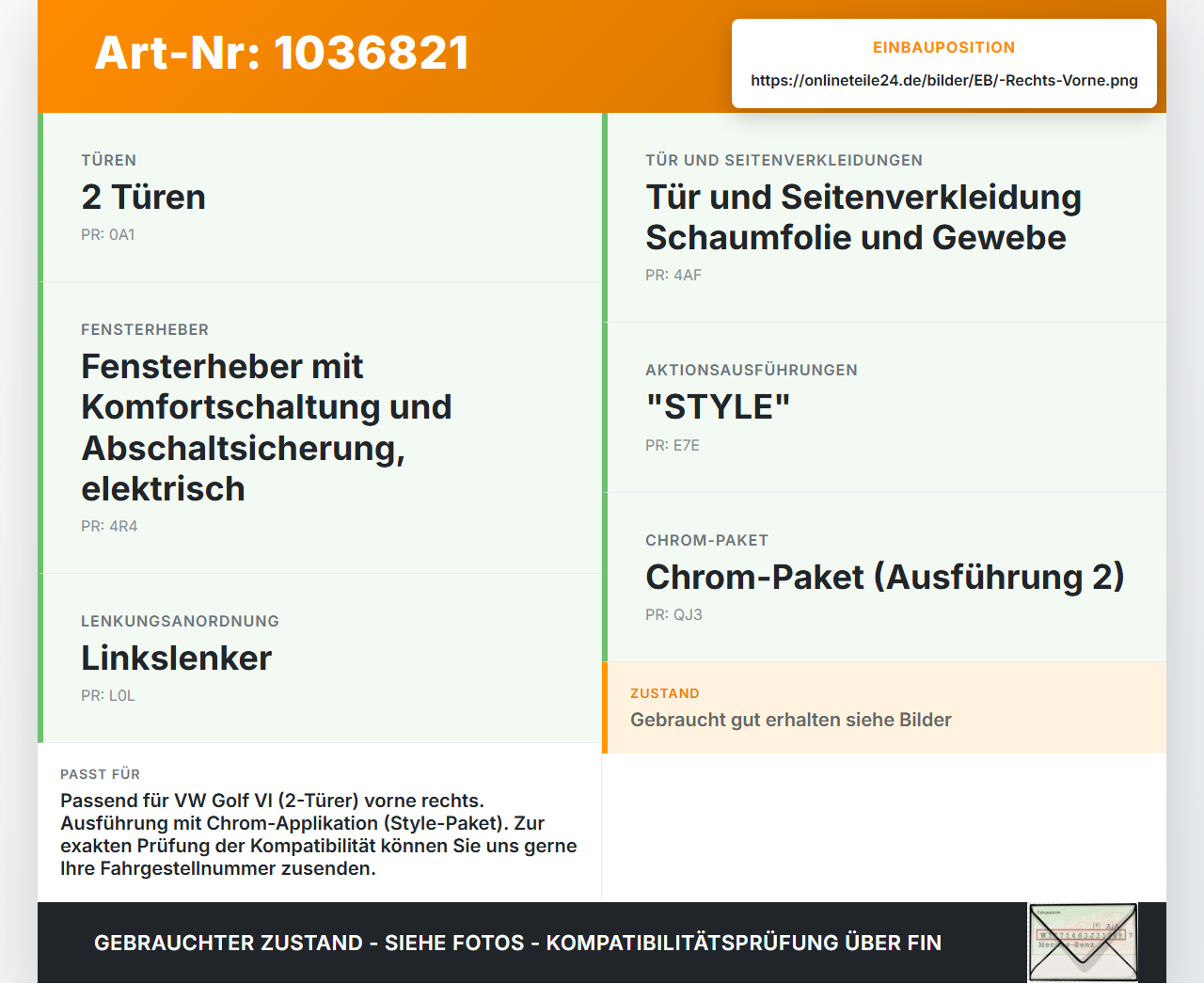 VW Golf VI 5K 08-12 Lim Fensterheberschalter Schalter Fensterheber Rechts Vorne VW Golf VI 5K 08-12 26.01.2012... Vorschau 3