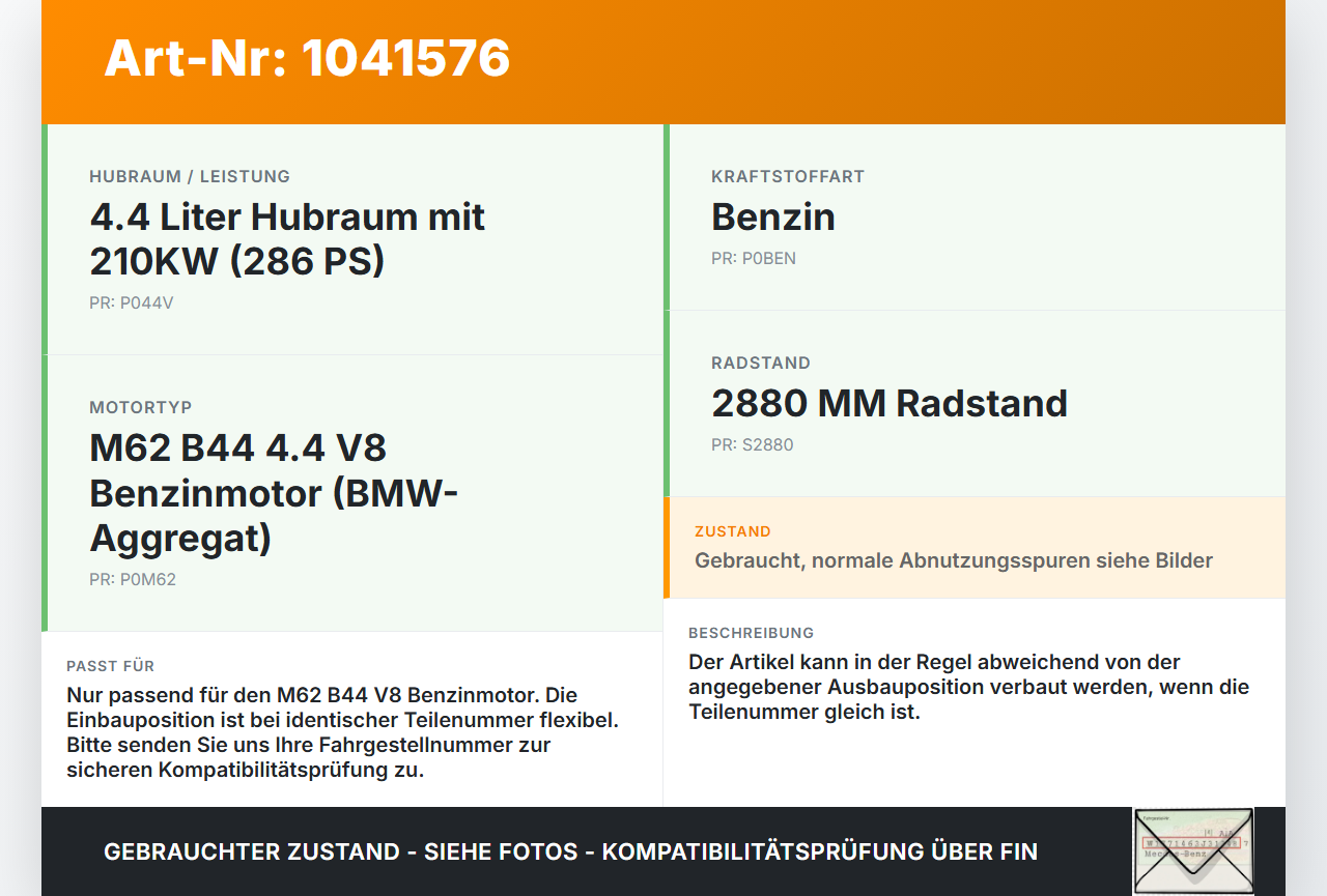Land Range Rover III L322 02-06 4,4 210KW Injektor Einspritzdüse Rail Zyl.L3 Land Range Rover III L322 02-06... Vorschau 3