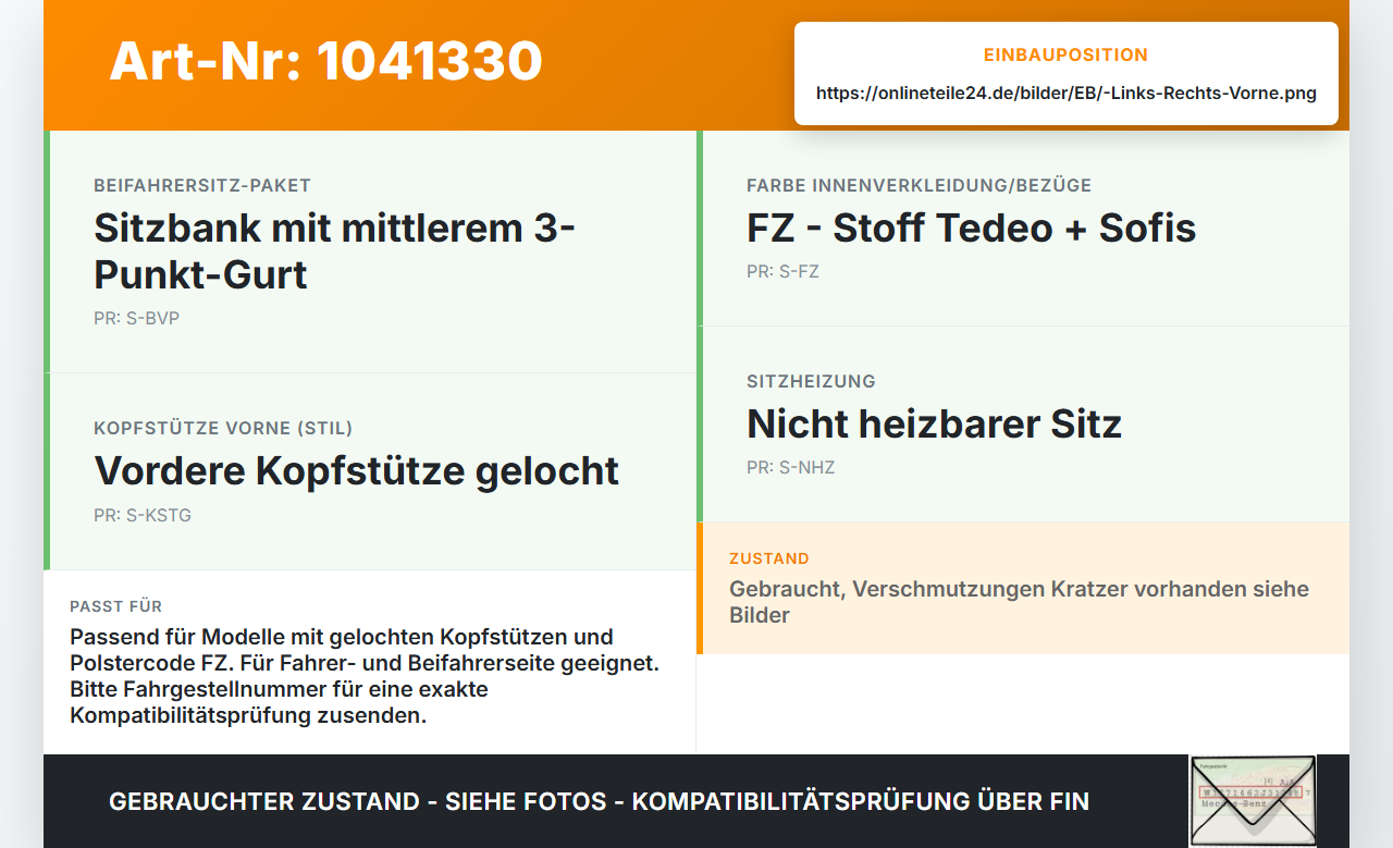 Jumper Ducato 250 06-14 Kopfstütze für Fahrer Sitz Rechts oder Links Vorne Jumper Ducato 250 06-14 20.04.2007... Vorschau 3