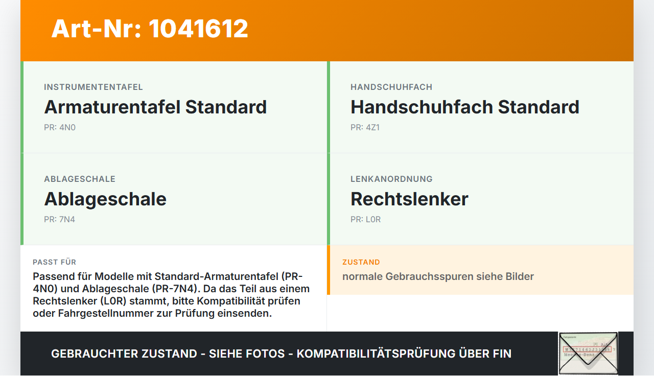 VW Crafter 2E 35 11-16 Kasten Ablagefach Staufach VW Crafter 2E 35 11-16 07.10.2016 2E0857923A A9066890091 gebraucht Vorschau 3