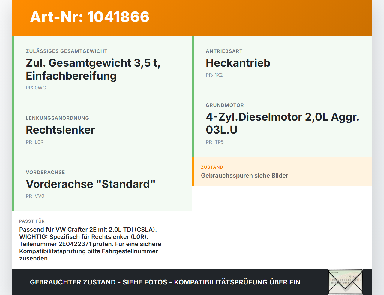 VW Crafter 2E 35 11-16 Servo Behälter Servobehälter Servoleitung VW Crafter 2E 35 11-16 07.10.2016 2E0422371... Vorschau 3