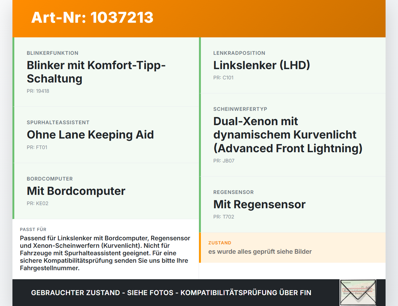Volvo V60 D4 10-13 Blinkerschalter Lenkstockschalter Blinker Volvo V60 D4 10-13 24.03.2011 31264162 gebraucht Vorschau 3