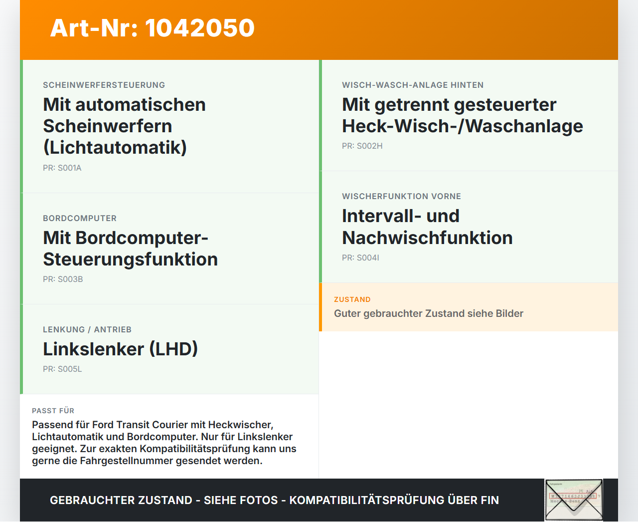 Ford Transit Courier 14-18 Blinkerschalter Lenkstockschalter Blinker Ford Transit Courier 14-18 04.07.2014... Vorschau 3