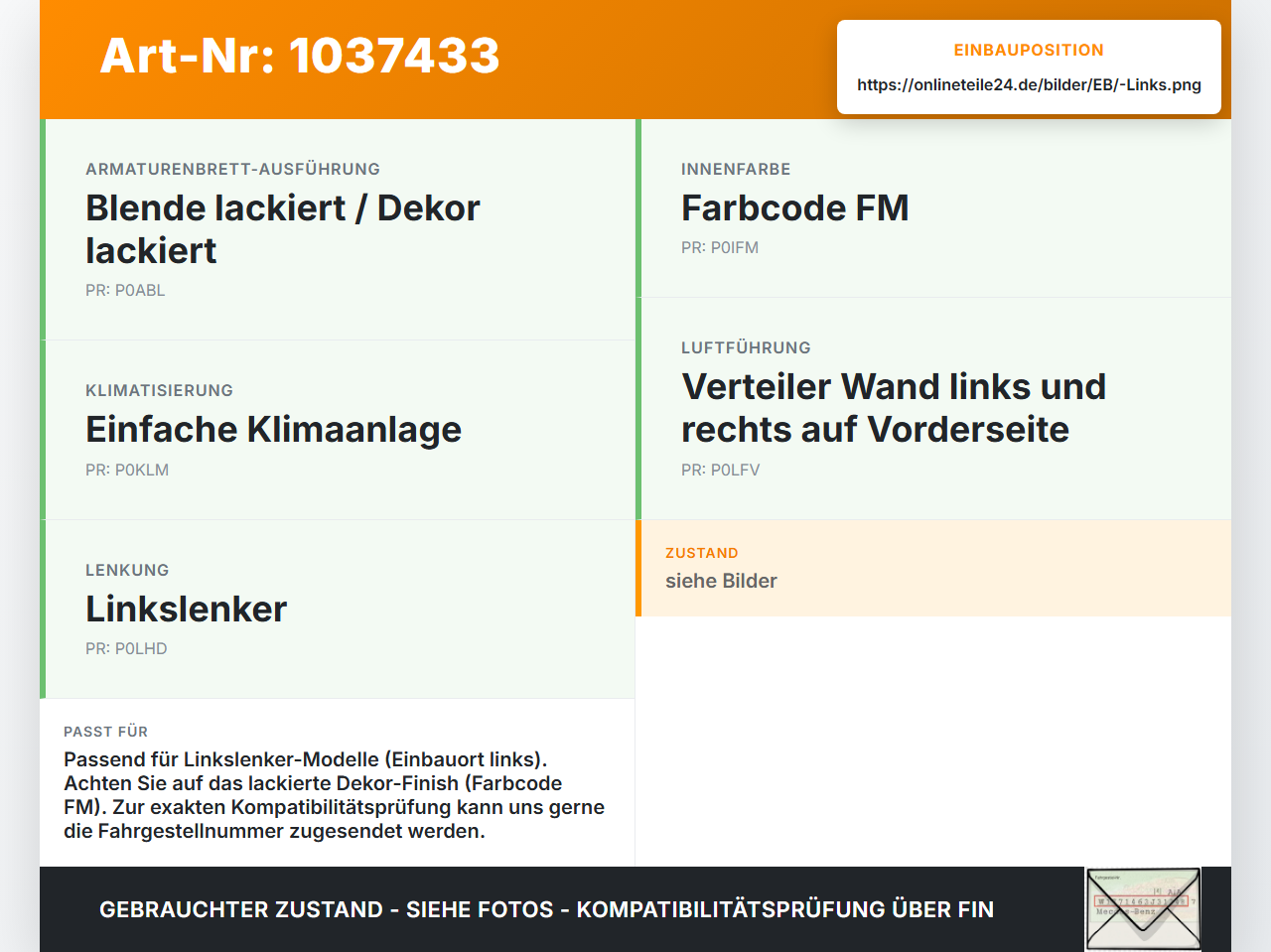Peugeot Partner Tepee 08-12 Luftdusche Luftdüse Links Peugeot Partner Tepee 08-12 07.06.2011 9680899377 6-311-170... Vorschau 3