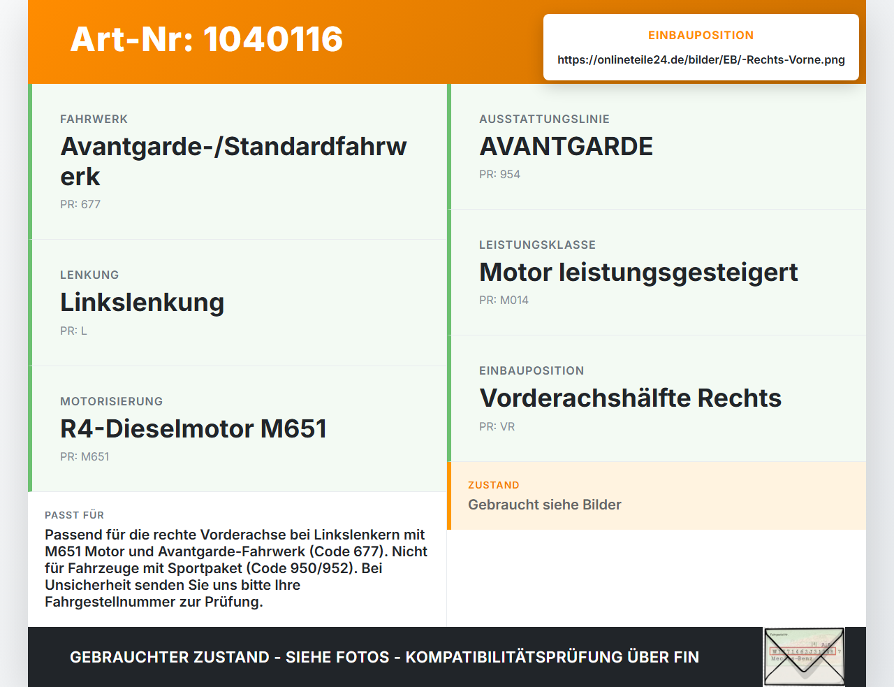 Mercedes W204 S204 C250 07-14 CDI 2,2 150KW Achsschenkel Radnabe mit ABS Rechts Vorne Mercedes W204 S204 C250 07-14... Vorschau 3
