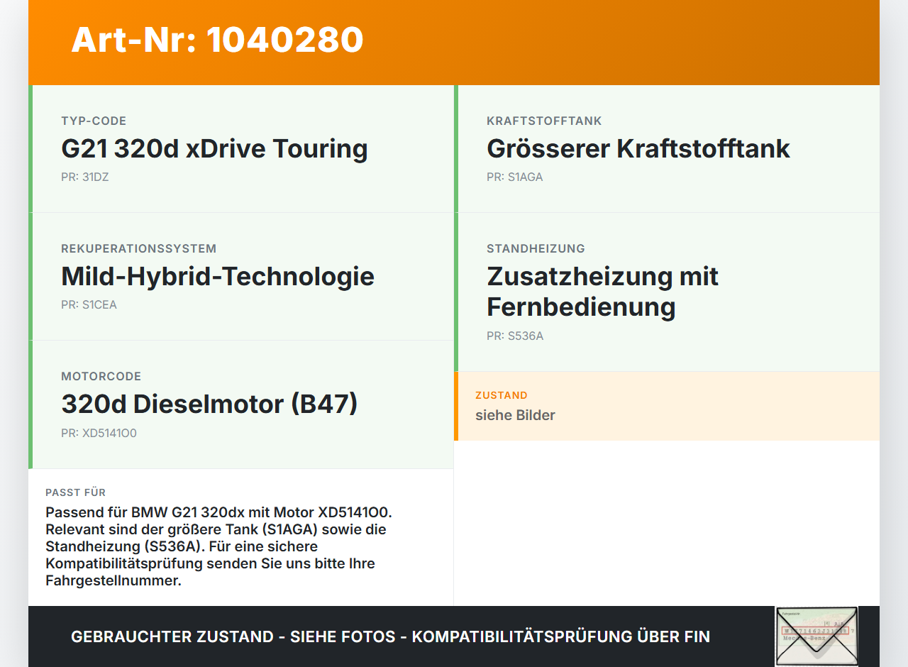BMW G21 320dx 3er 19-22 2,0d 140KW Rücklauf Leitung Kraftstoffleitung Rücklaufleitung BMW G21 320dx 3er 19-22... Vorschau 3