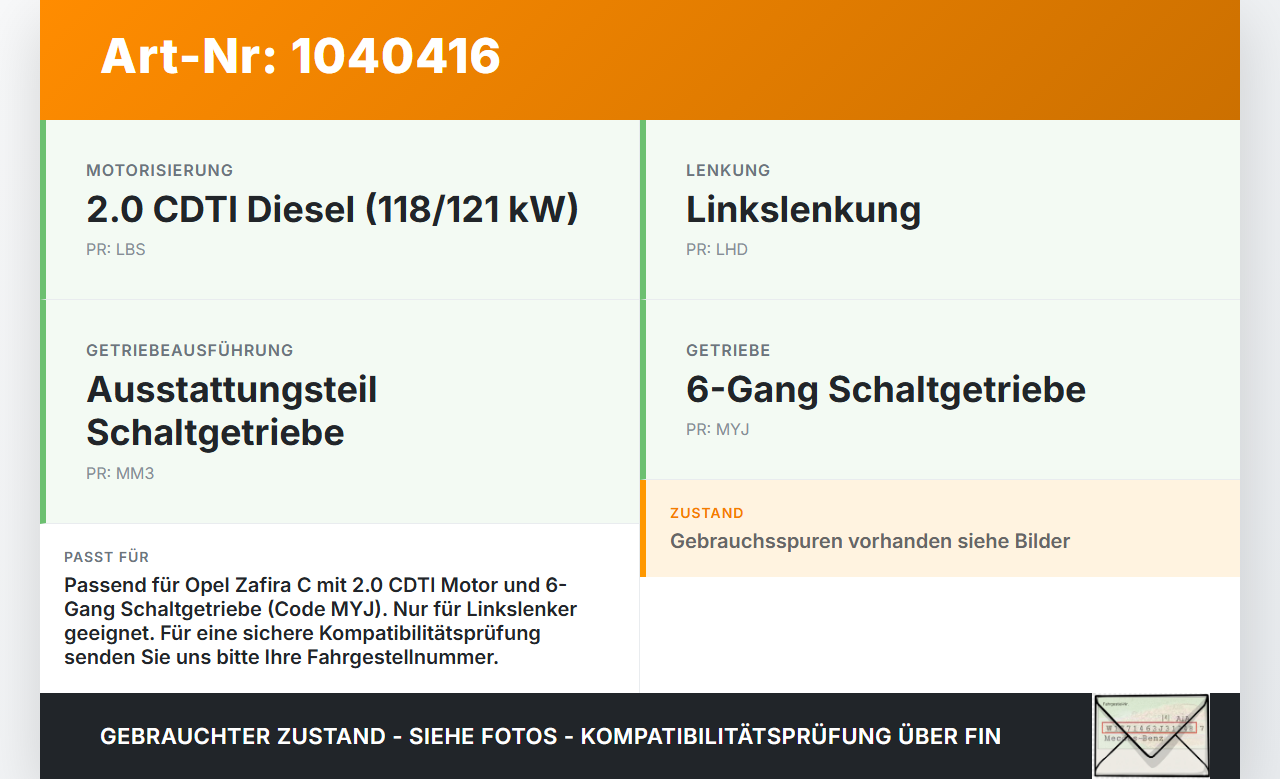 Opel Zafira C 11-16 CDTi 2,0 121KW Schaltkulisse Schalthebel Opel Zafira C 11-16 16.10.2014 55596713 7385680 gebraucht Vorschau 3