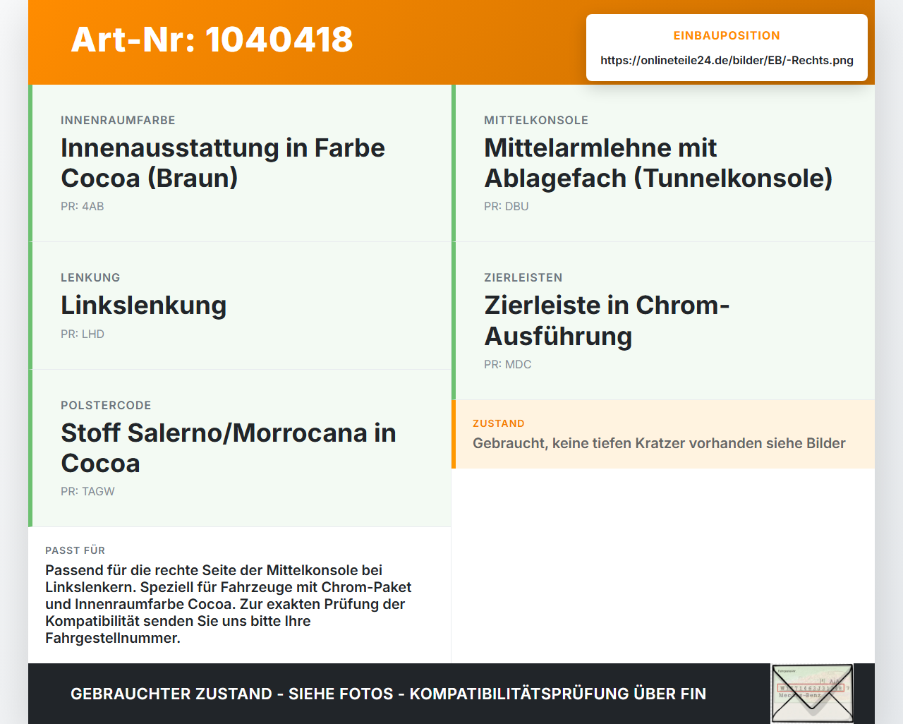 Opel Zafira C 11-16 Leiste Zierleiste Mittelkonsole Rechts Chrom Opel Zafira C 11-16 16.10.2014 2069471 OPN74882... Vorschau 3
