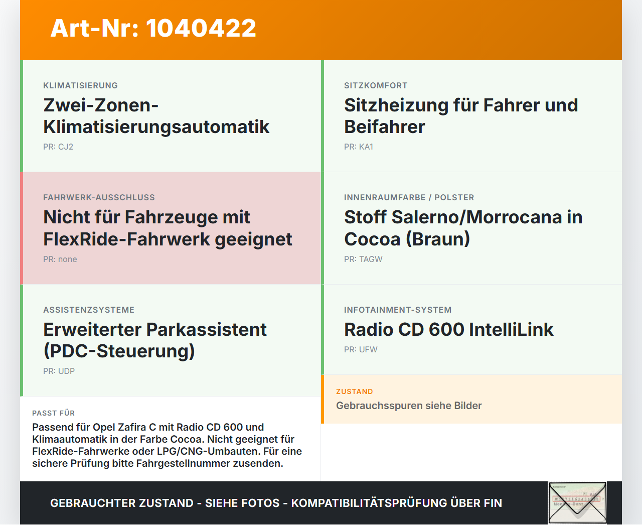 Opel Zafira C 11-16 Bedienteil für Autoradio CD-Radio CD 600 Opel Zafira C 11-16 16.10.2014 13406668 A2C81981900... Vorschau 3
