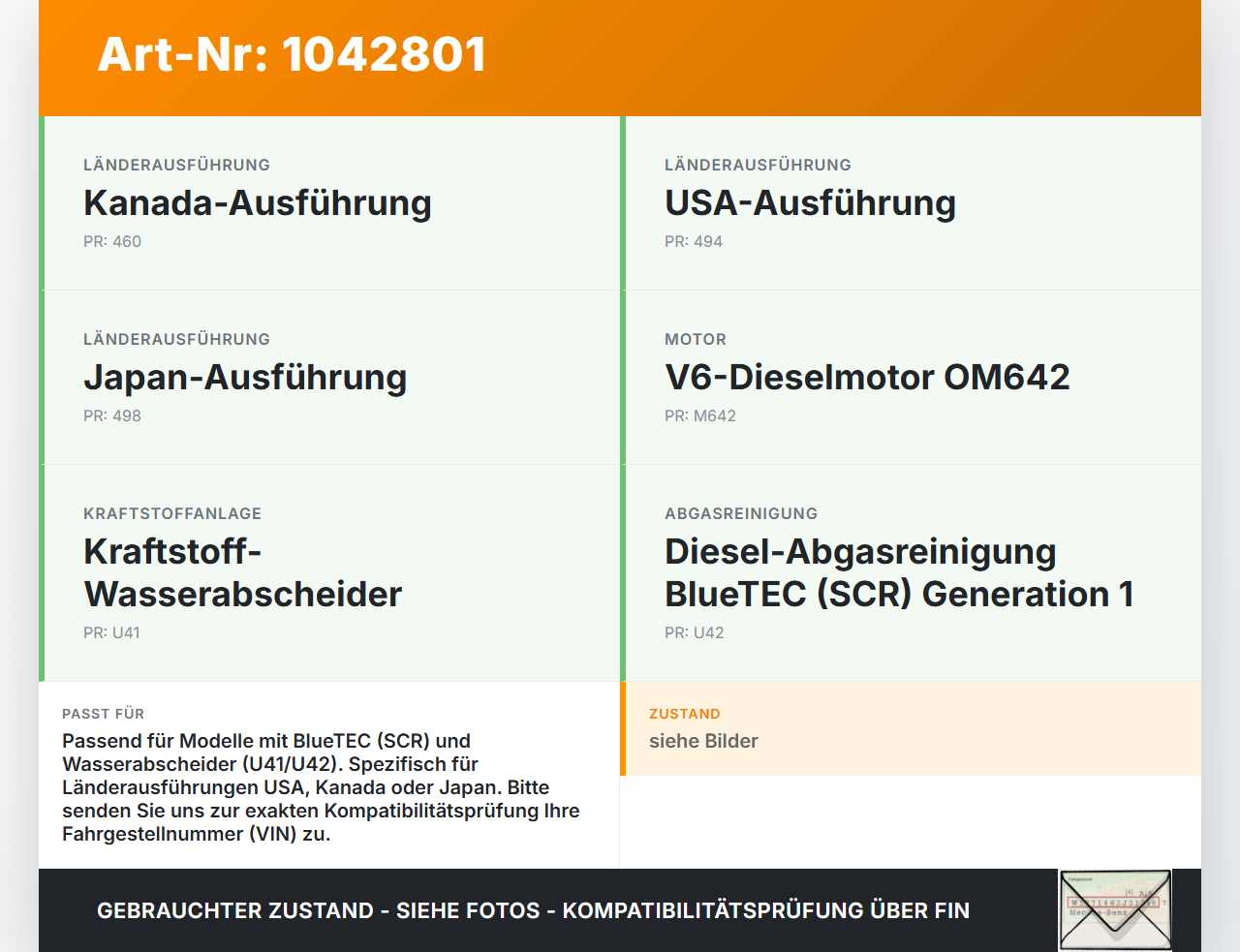 Mercedes S212 E350d 13-16 CDI 3,0 170KW Hochdruck Leitung Kraftstoffleitung Mercedes S212 E350d 13-16 18.02.2010... Vorschau 3